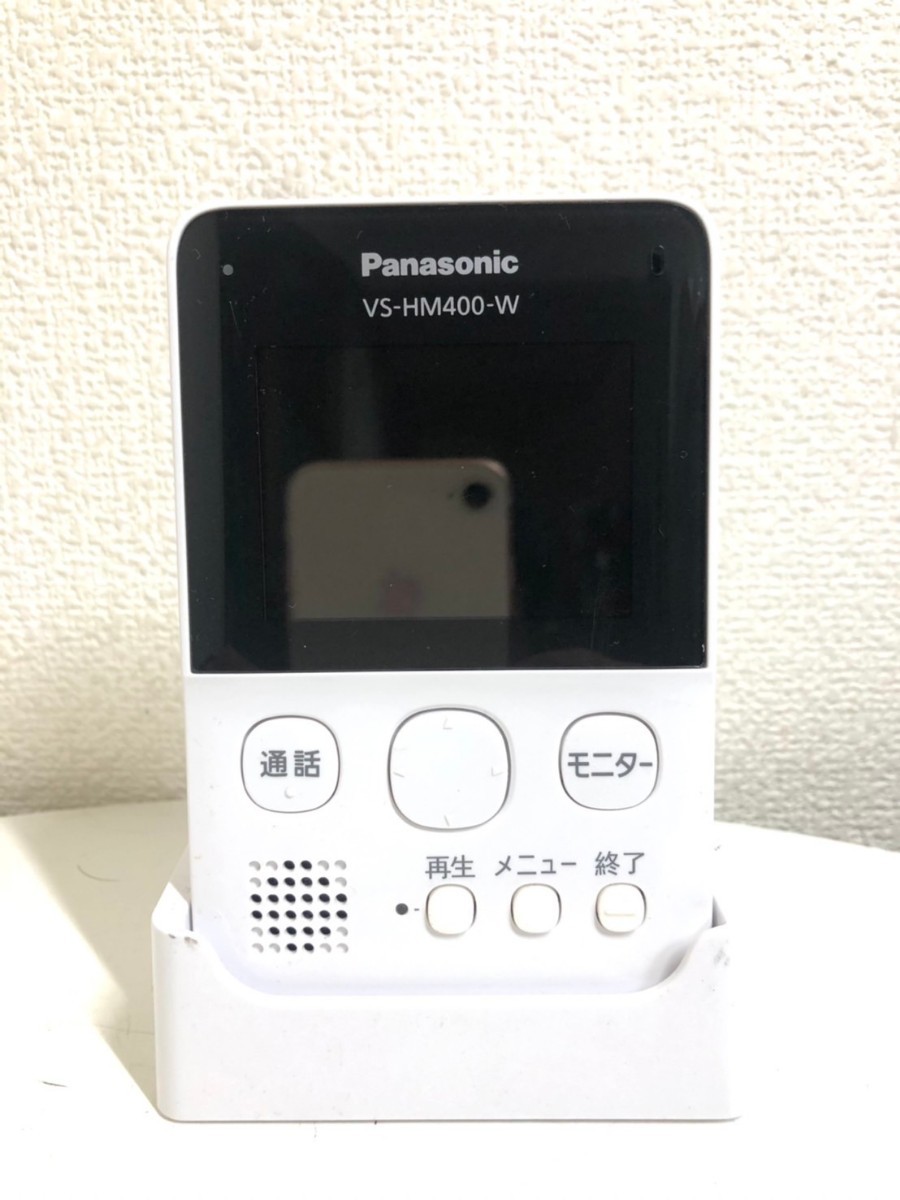 Panasonic パナソニック モニター付きドアカメラ VS-HC400-W /VS-HM400-W ドアホン インターホン 防犯カメラ 動作OK_画像4