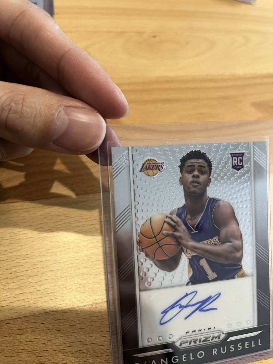 NBAカード ディアンジェロ ラッセル　D'ANGELO RUSSELL RC AUTO Prizm _画像2