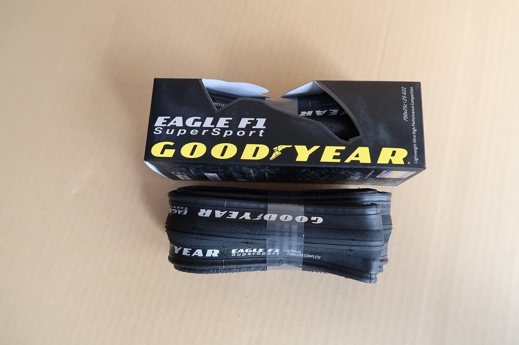 GOOD YEAR グッドイヤー EAGLE F1 Super Sport Tubeless Complete イーグル スーパースポーツ チューブレス 700x25C 2本セット 新品_画像4