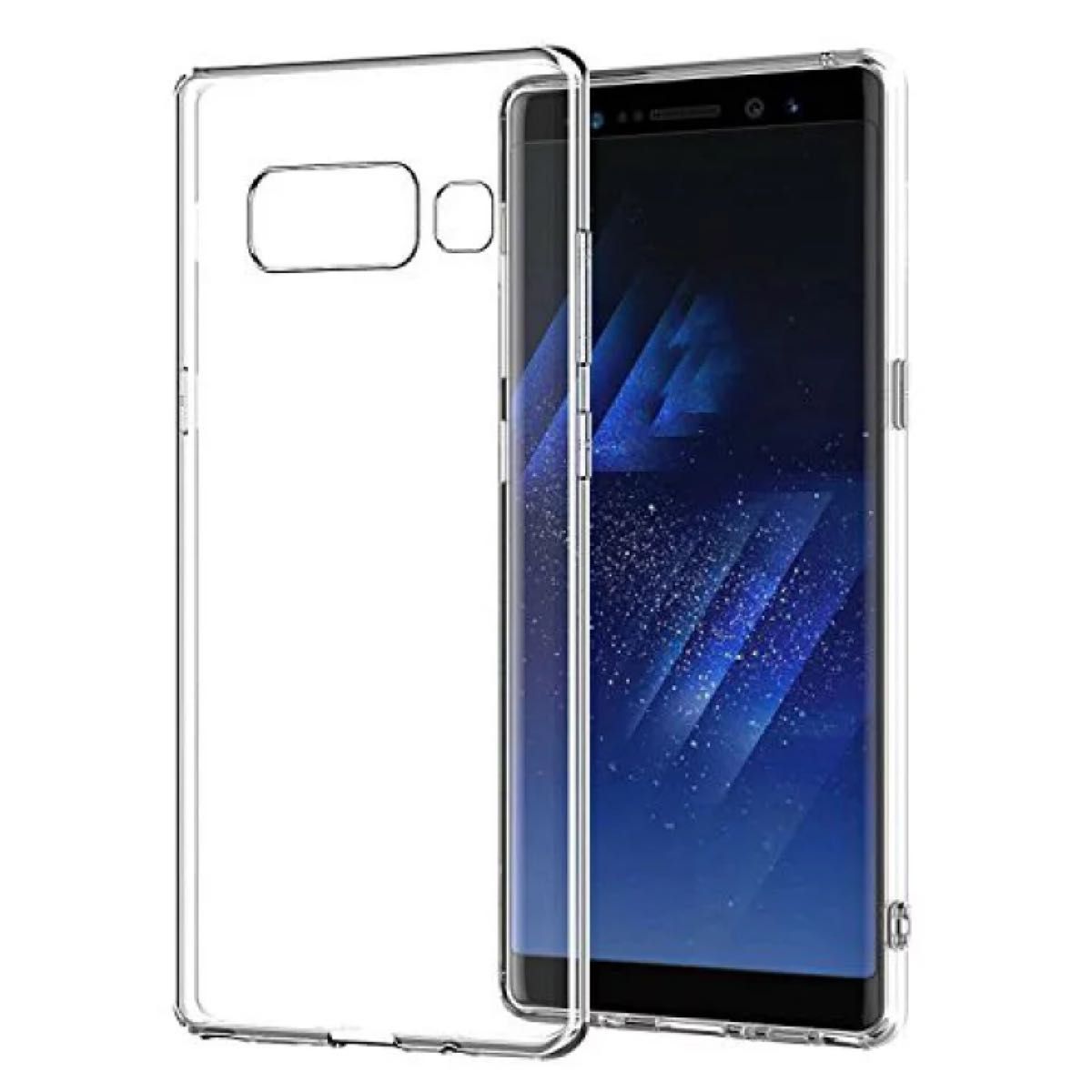 【ゲリラセール！1095円→→600円！3/20迄】 Galaxy Note8 ケース 透明 TPUソフトシリコン