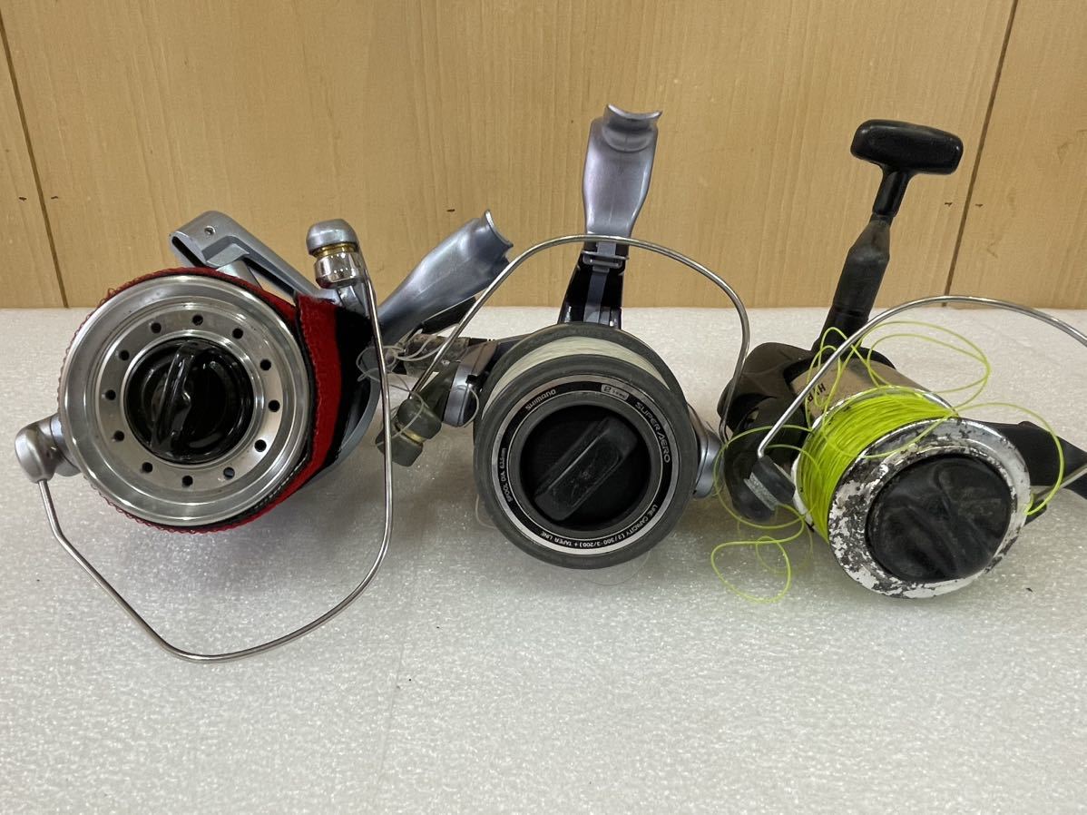 RM6770 釣具 SHIMANO リール SA44 SUPER AERO ACTIVESURF TYPE3 HYPERSPIN 50 SUPER AERO 5000 3点まとめ 0112_画像9