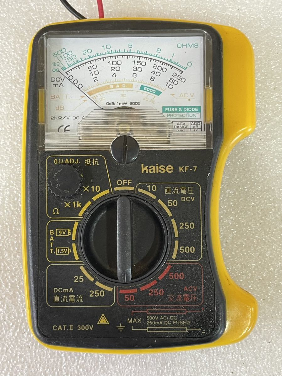 RM6910 アナログテスター KF-7 電気計測器 送料520 現状品 0123_画像1