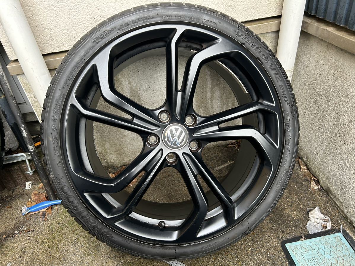 vw フォルクスワーゲン　GOLF ゴルフGTI TCR 純正ホイール&タイヤ　235/35r19 　4本セット　ガリキズなし_画像4