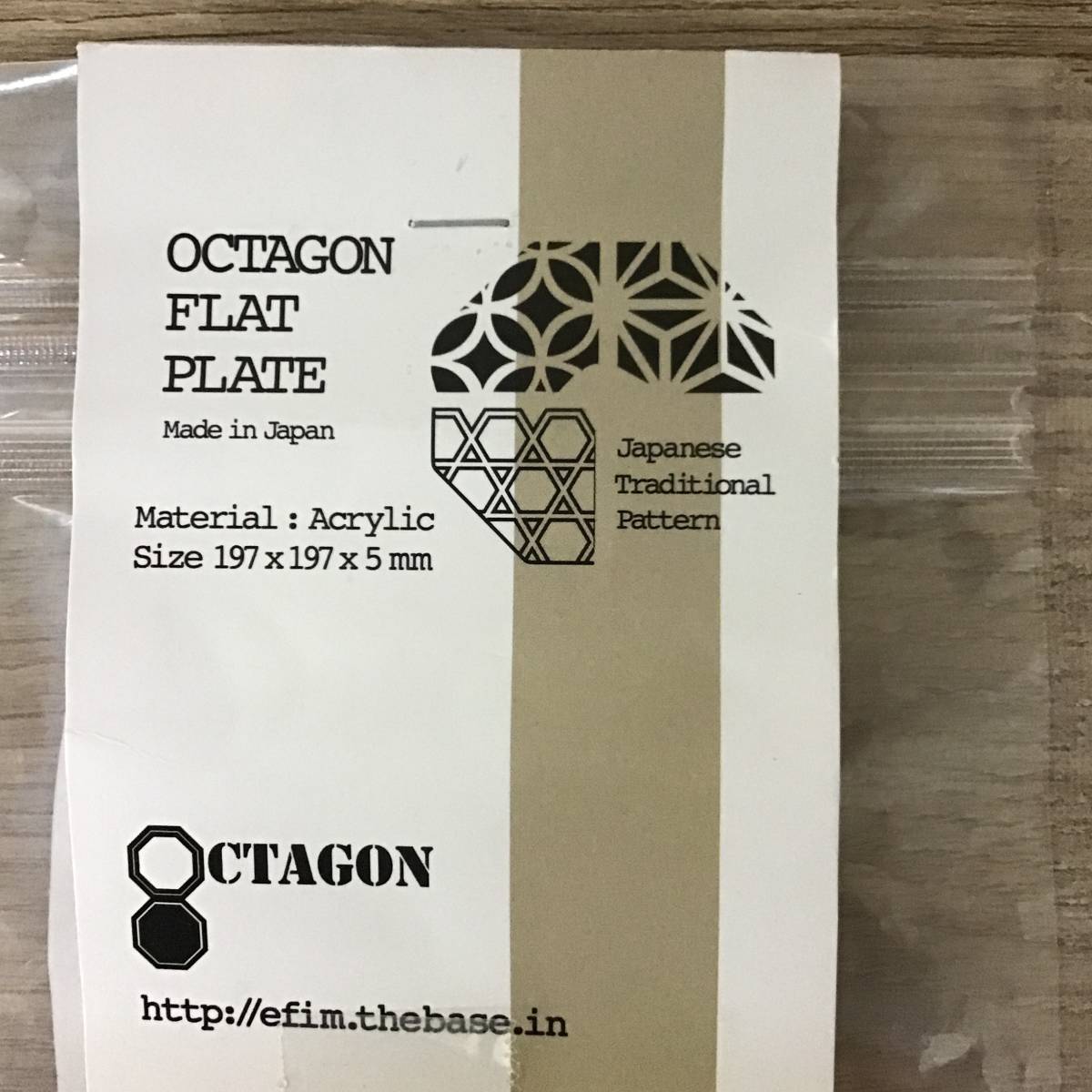 未使用 エフィム オクタゴン フラットプレート for ２way stand OCTAGON ゴールゼロ 5050 キャンプ tmc02052785_画像2