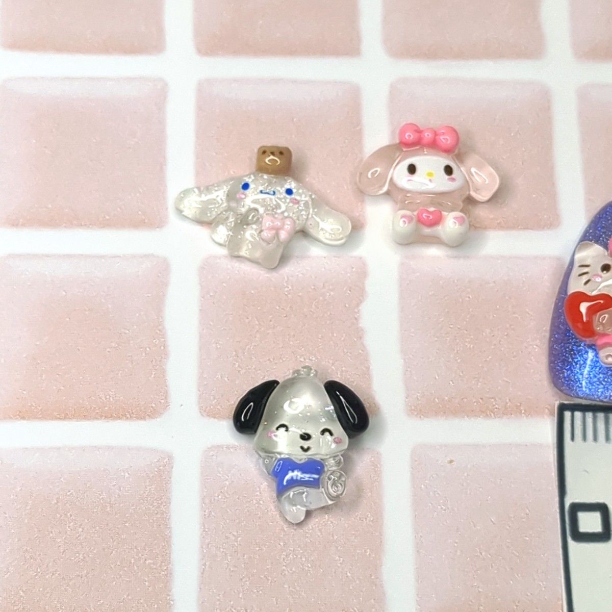 デコパーツ 5pcs キャラクターパーツ diyパーツ ネイルパーツ