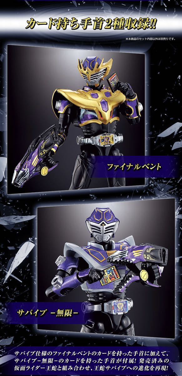 未使用未開封 SO-DO CHRONICLE 仮面ライダー 王蛇セット【プレミアムバンダイ限定】#仮面ライダー龍騎 #イライラするんだよ_見本写真