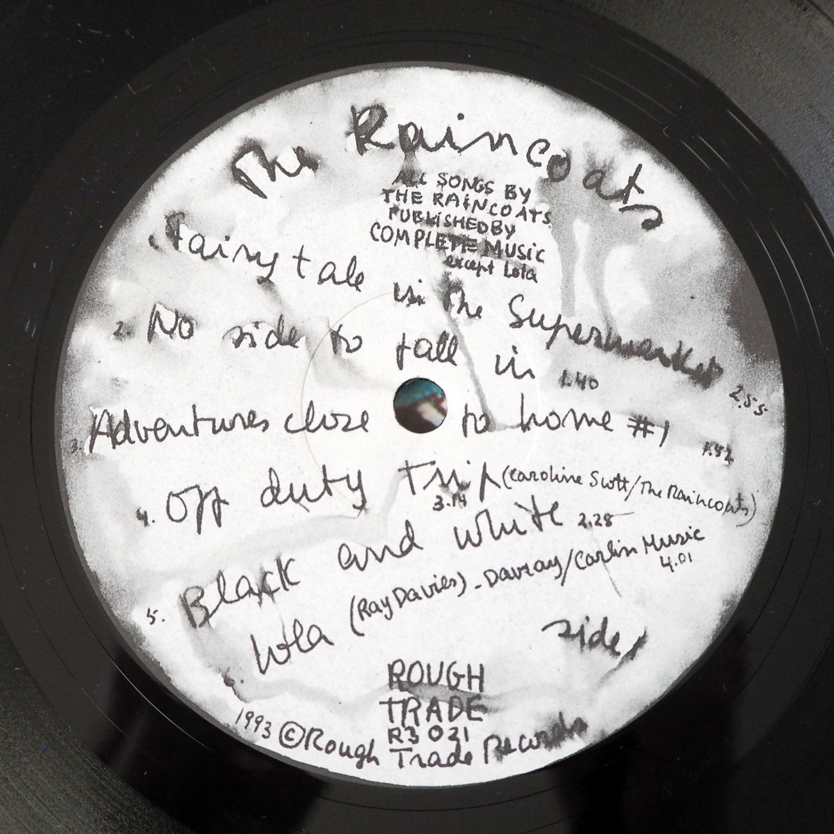 ◆ The Raincoats 1979年 Rough Trade インサート入り Lora Logic 送料無料 ◆_画像6