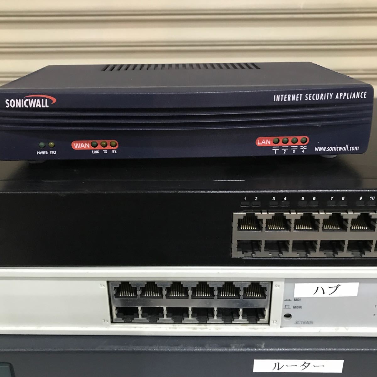 Cisco 2500 3com SuperStack Ⅱ pci SF-0422G SONICWALL SOHO/10 マニュアル CD セット の画像3