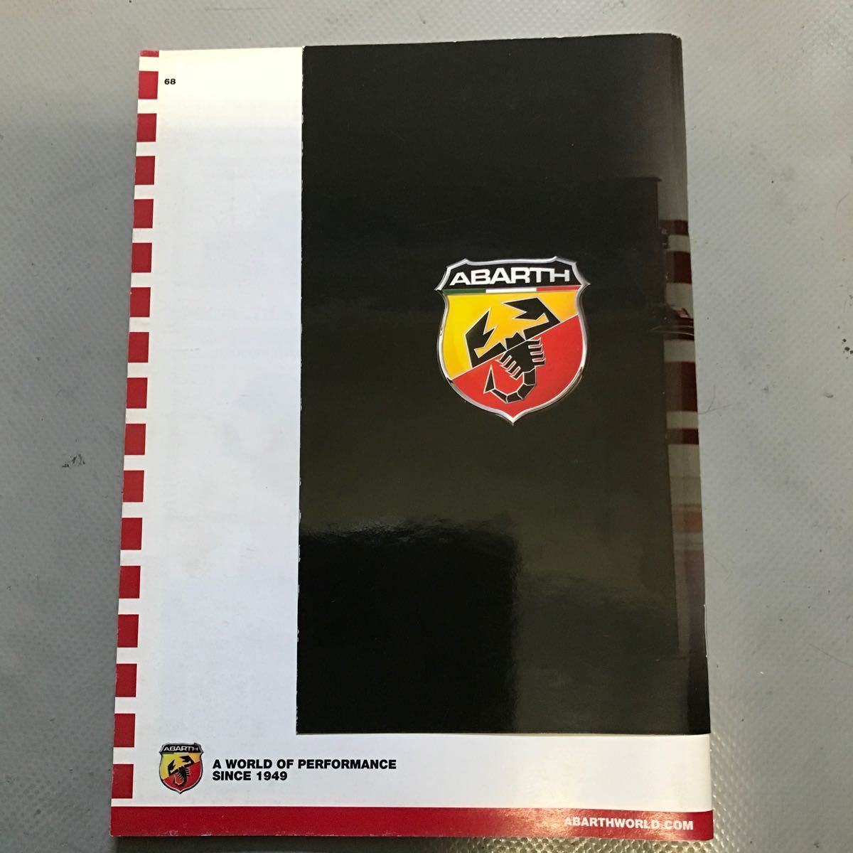 ABARTH NEWS&CATALOGUE No4 2012 500 Punto foreign book 