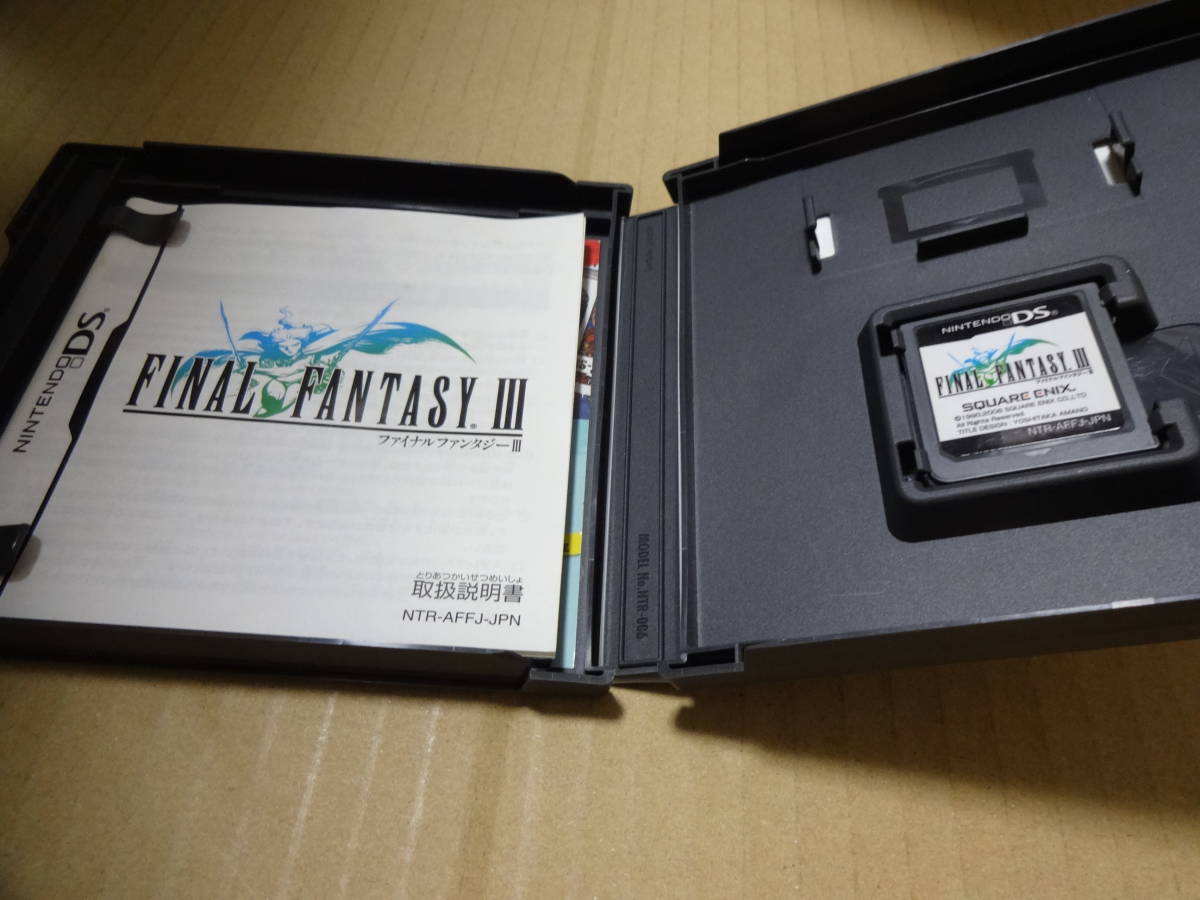 DS　ファイナルファンタジーⅢ＋Ⅳ　セット　中古品_画像3