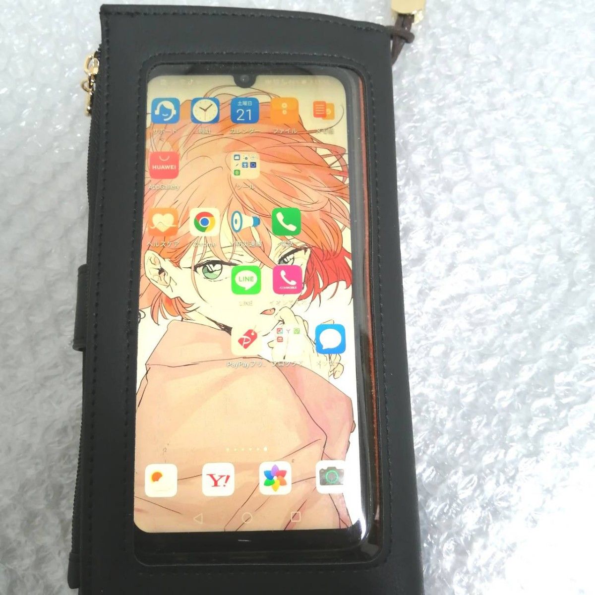 【人気】新品　スマホケース　アイフォンケース　i-phone　Android　アンドロイド　ケース　便利　黒　ブラック