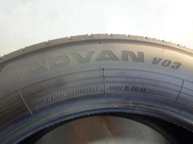 ★新車外し ヨコハマ ADVAN V03 225/60R18 アルファード 純正 タイヤ 4本セット 2023年41週製造 アドバン 送料安 3,200円～★_画像7