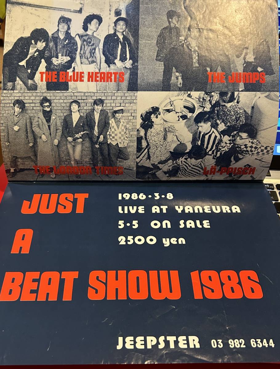 即決 送料込 ポスター付! Just A Beat Show The Blue Hearts(ブルーハーツ) LA-PPISCH(レピッシュ) London Times(ロンドンタイムス)_画像7