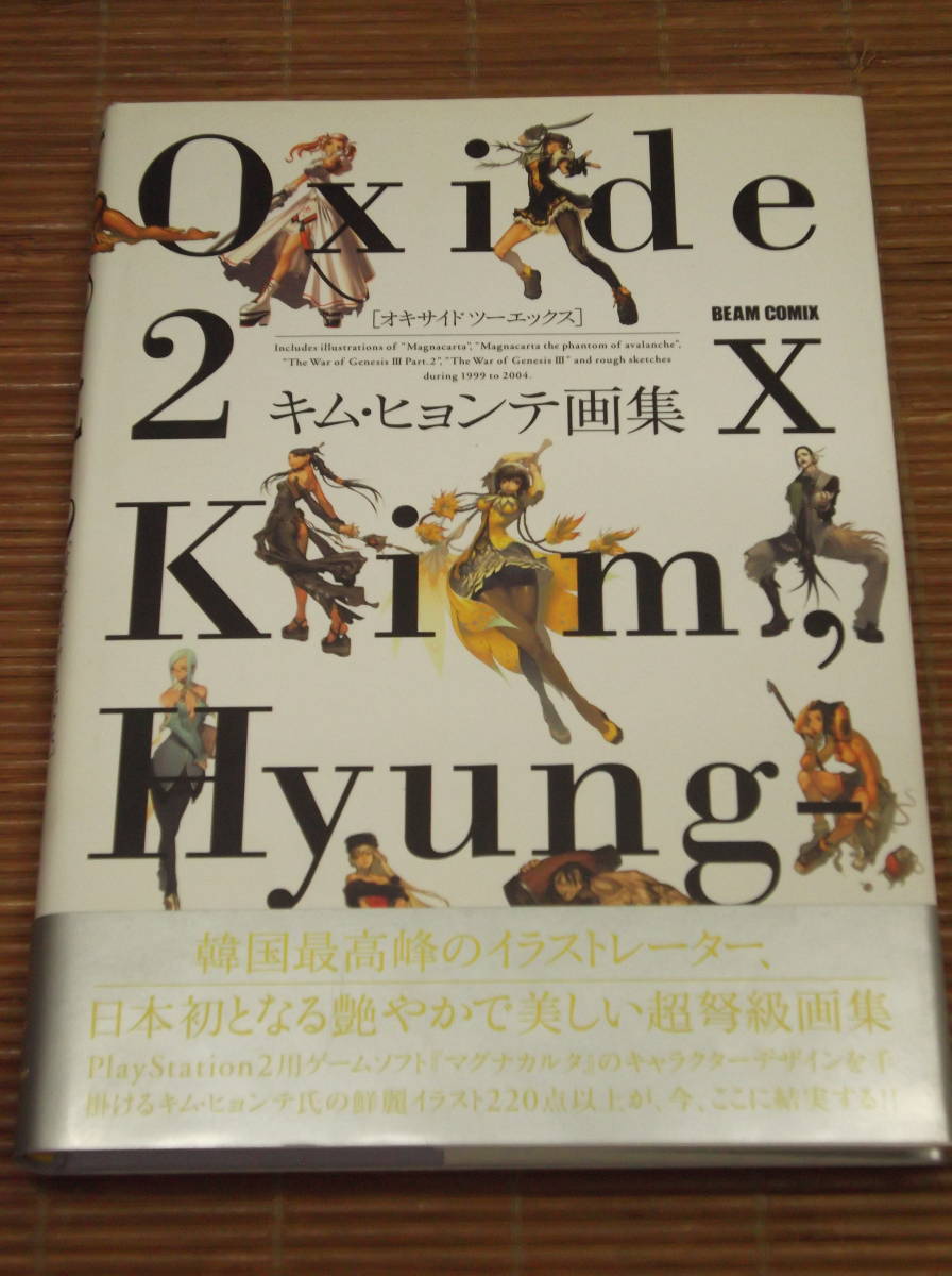 Oxide2x オキサイド ツーエックス キム・ヒョンテ画集　帯付き/初版本　エンターブレイン_画像1