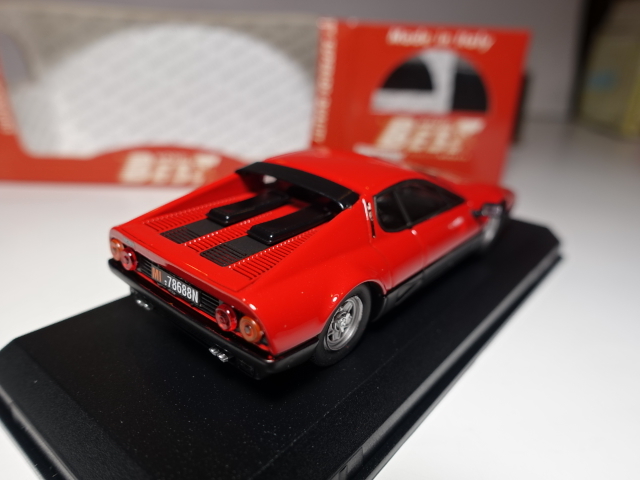 FERRARI 512 BB 1976 1/43 BEST производства Rosso Nero-Red Black Ferrari лучший 