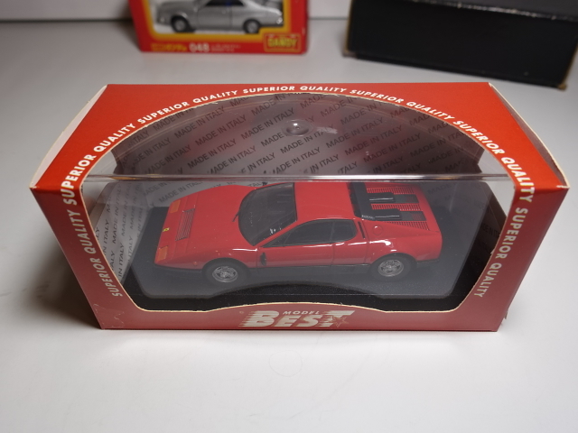 FERRARI 512 BB 1976 1/43 BEST производства Rosso Nero-Red Black Ferrari лучший 