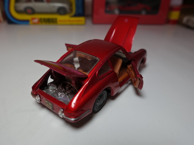 PORSCHE 912 1/43 POLITOY-M N°５２７ MADE IN ITALY ポルシェ ナロー アンティーク ビンテージ DIKKY CORGI ポリトーイ キラルの画像3