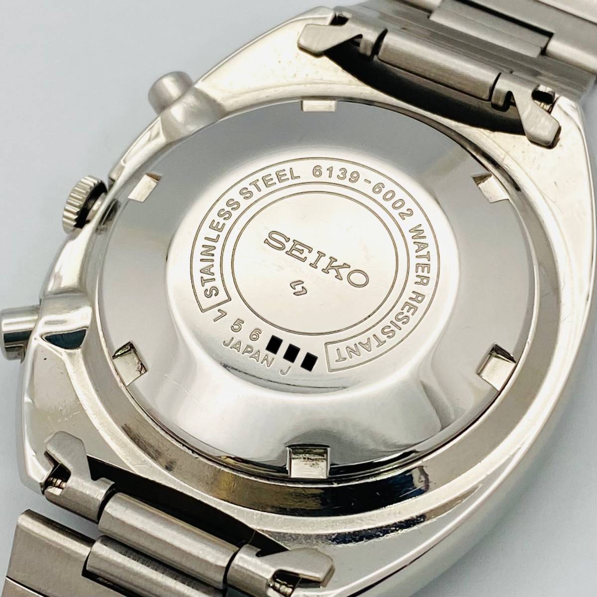 極美品◆SEIKO セイコー 5 スポーツ スピードタイマー◆ペプシ 6139-6002 イエロー クロノグラフ/自動巻/ポーグ/ヴィンテージ/メンズ腕時計_画像7