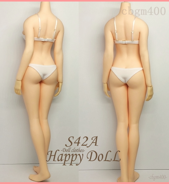 TBLeague 【Happy Doll】S42A スクールブラセット 白/リボンえんじ 下着 1/6 Phicen ファイセン_画像3