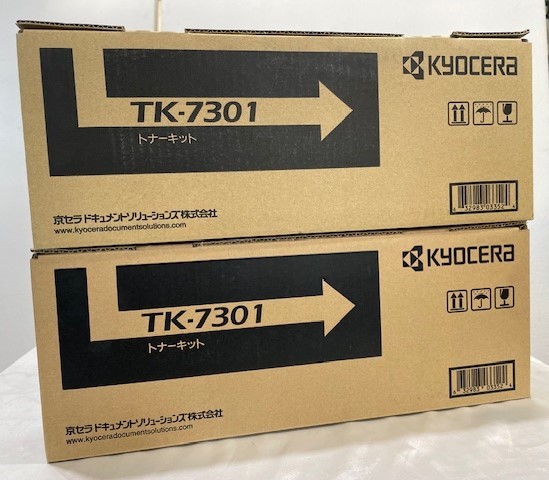 【大阪発】【KYOCERA】純正未使用トナー ☆TK7301　K×2（5650)_画像2