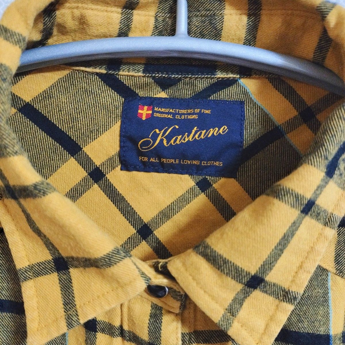 Kastane カスタネ 長袖シャツ チェックシャツ シャツ 長袖 古着 トップス ネルシャツ ビッグシャツ