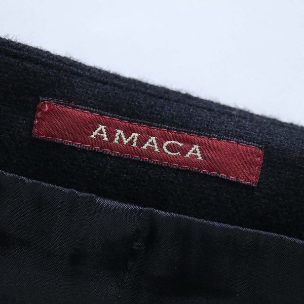 AMACA アマカ スカート ひざ丈 台形 グレー サイズ：36_画像5