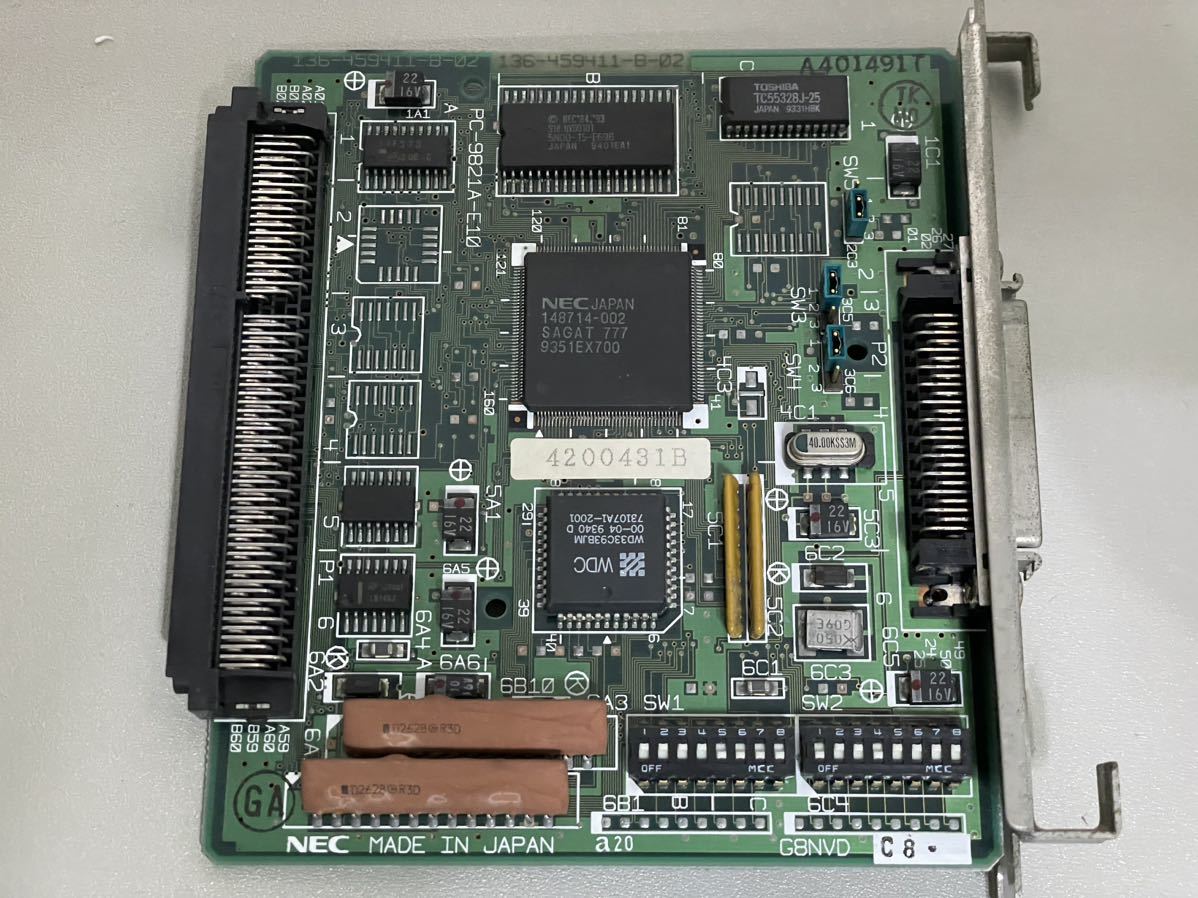 【動作確認済】PC-98用SCSIカード PC-9821A-E10 MATE A用縦SCSI_画像3