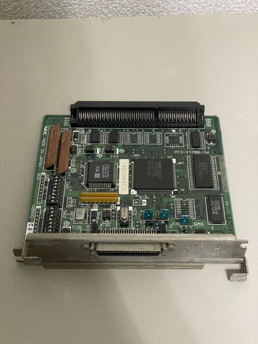 【動作確認済】PC-98用SCSIカード PC-9821A-E10 MATE A用縦SCSI_画像1
