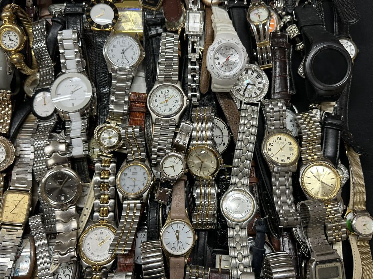 腕時計 大量 220本 個 点 セット まとめて 約9kg 時計 SEIKO CITIZEN TECHNOS GUESS COMME CA CASIO agnes.b 等 ジャンク F89_画像10