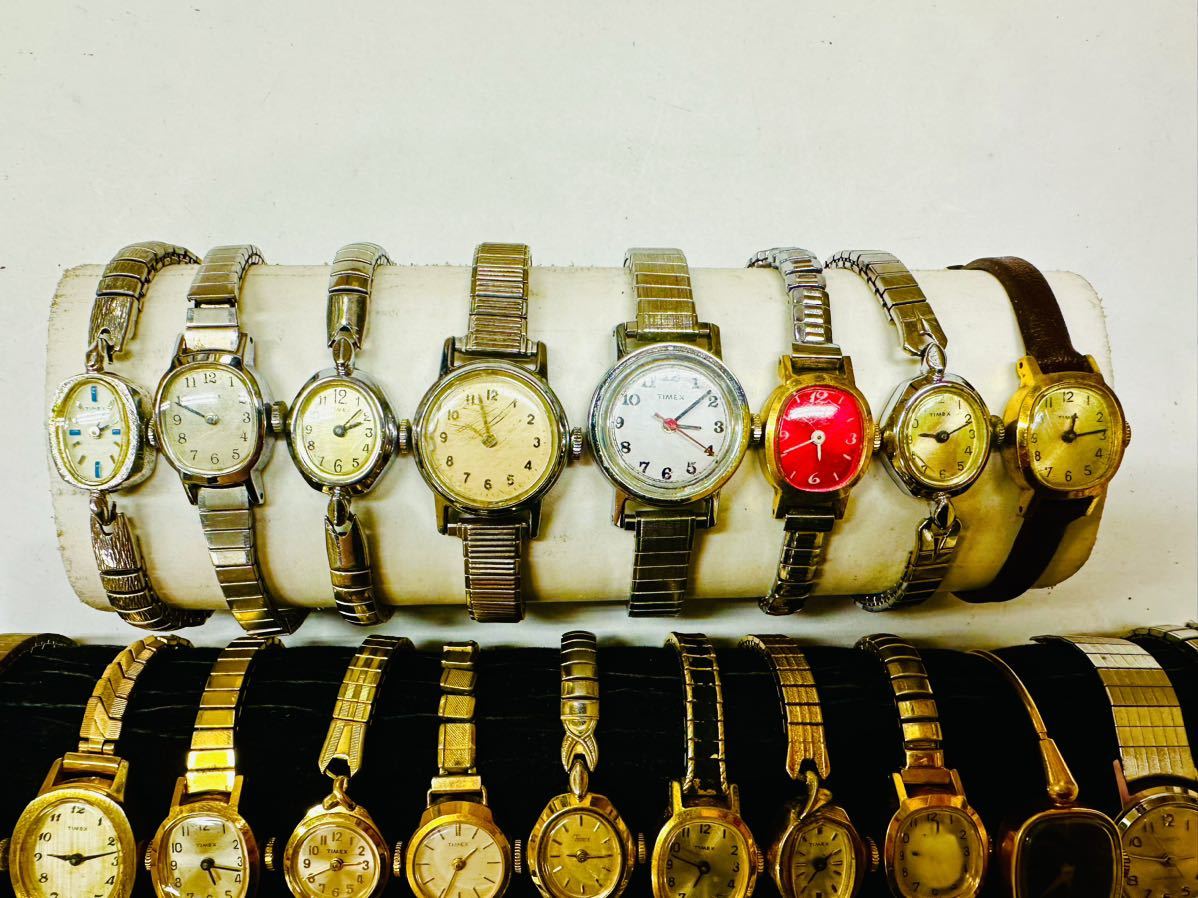 タイメックス TIMEX 機械式 腕時計 30点 まとめてセット ビンテージ アンティーク 手巻き レディース F5_画像2