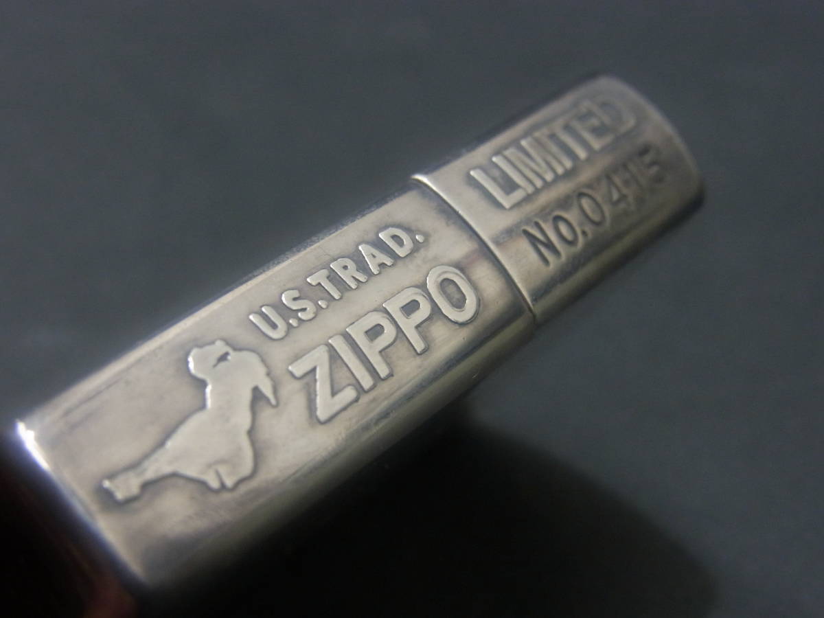 (ZZ18) 希少 珍品 Zippo サイド彫刻 ウィンディ リミテッドエディション 限定品 エンブレム ウィンディー Windy バルガール ヴィンテージ_画像10