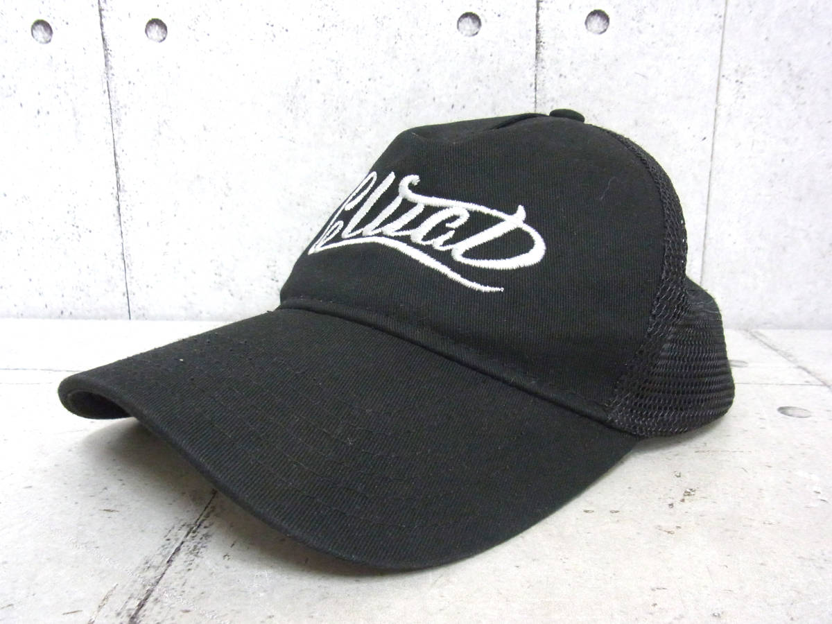 CLUCT UNCHAINED クラクト キャップ ブラック 黒 メッシュロゴ OTTO製 CAP 帽子 キャップ ファッション小物 カジュアル _画像1