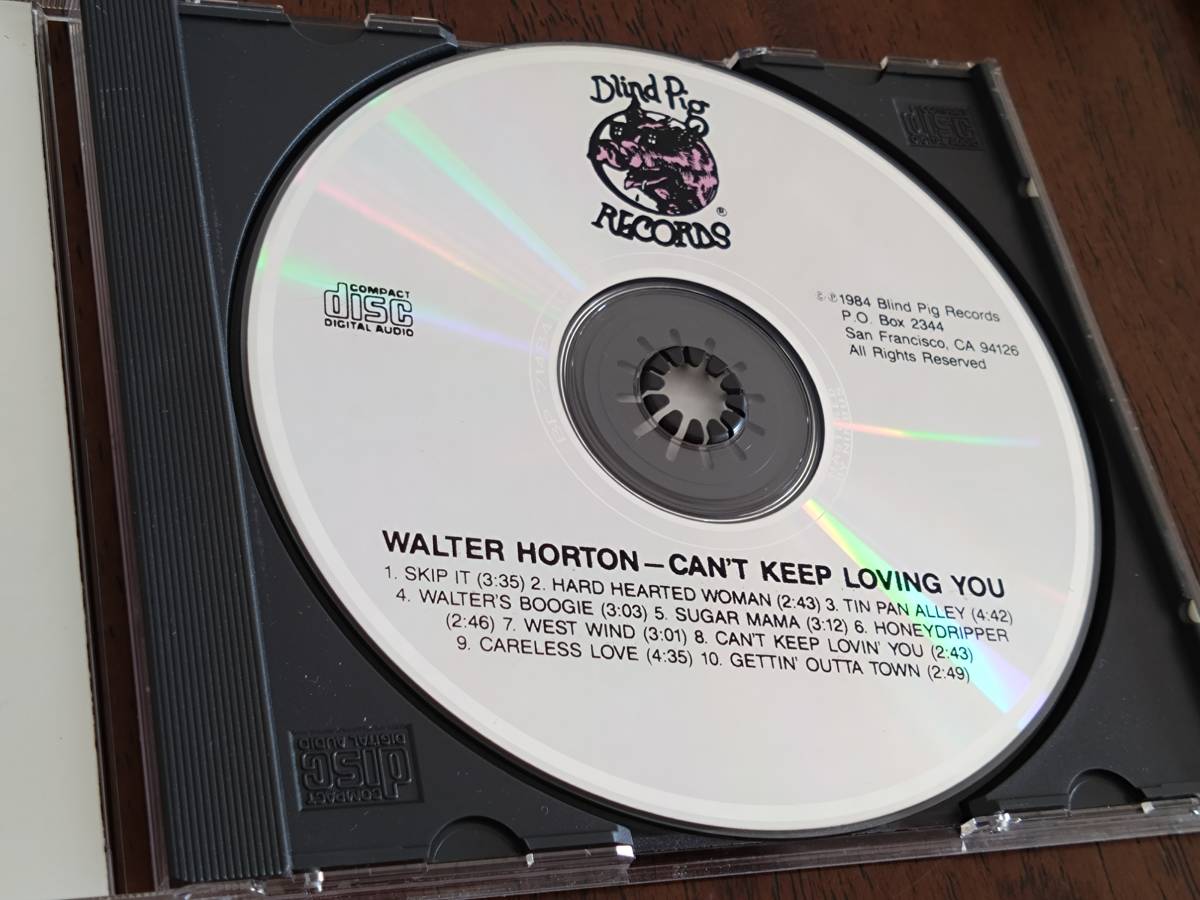 ◎CD Big Walter Horton 「Can't Keep Lovin' You」ビッグ・ウォルター・ホートン/キャント・キープ・ラヴィン・ユー 輸入盤の画像2