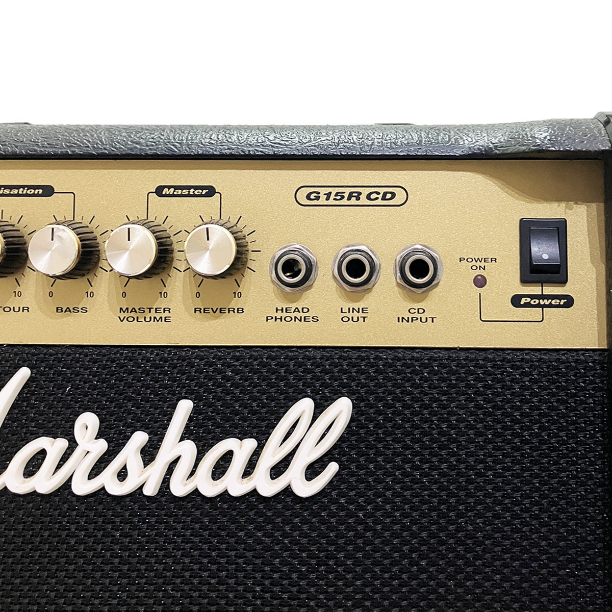 マーシャル ギターアンプ MARSHALL G15RCD 完動員 正規品 本物 ハイゲイン クリーン リバーブ コンパクト 家庭用 練習用 名機 機材 AMP_画像4