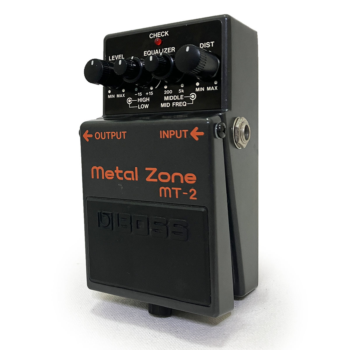 ボス メタルゾーン ディストーション エフェクター BOSS MT-2 METAL ZONE 完動品 正規品 本物 コンパクト ハイゲイン フリクエンシー 機材_画像1