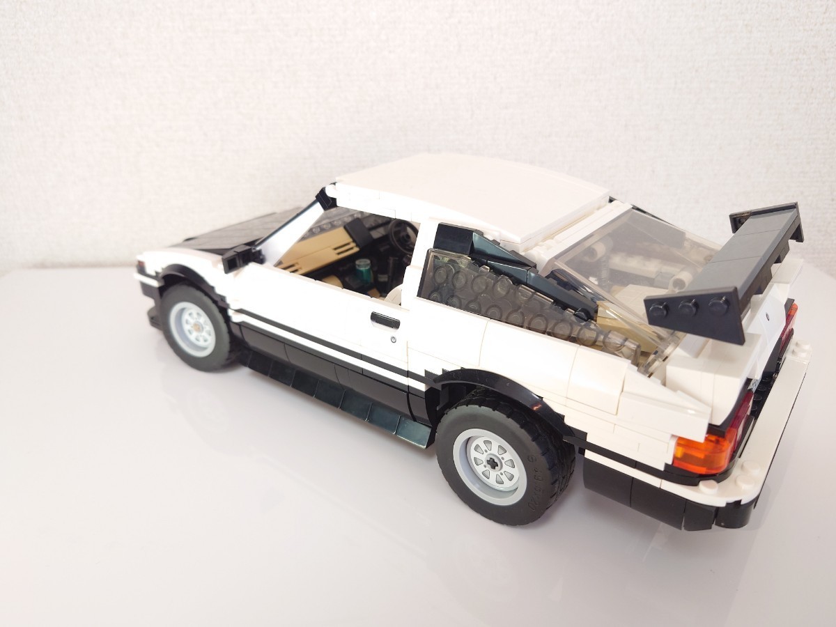 組立済　レゴ LEGO　互換　レビン AE86 イニシャル　D ハチロク 豆腐有り　コップ水有り_画像3