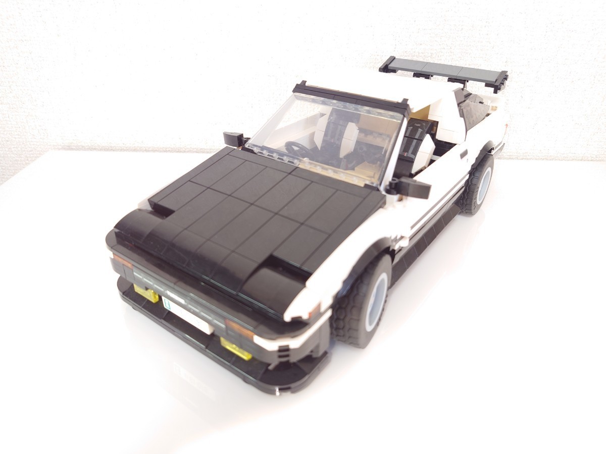 組立済　レゴ LEGO　互換　レビン AE86 イニシャル　D ハチロク 豆腐有り　コップ水有り_画像1