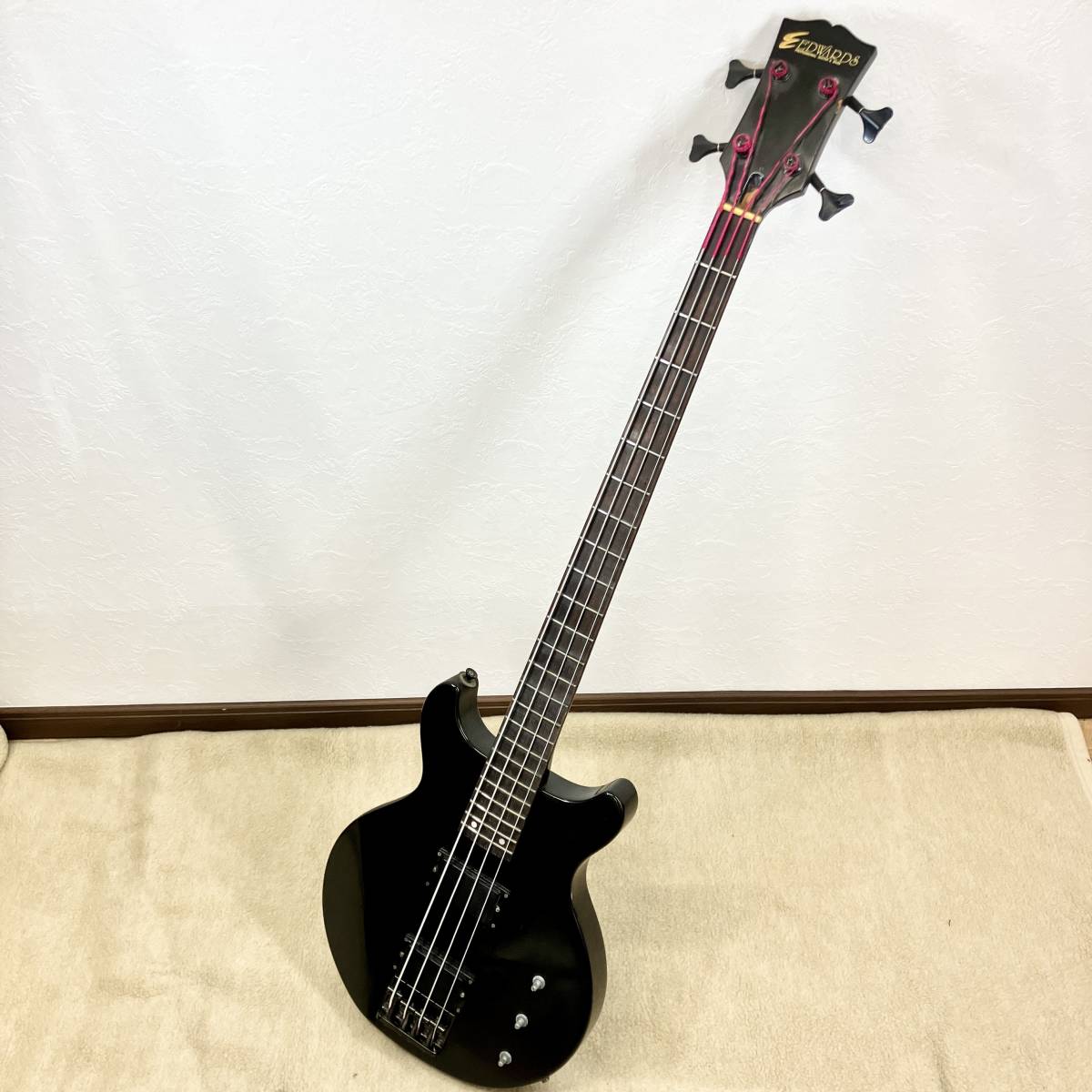 １円〜 【ジャンク品】EDWARDS エドワーズ ESP PROFESSIONAL GUITAR&BASS by ESP エレキベース 弦楽器 4弦ベース 音楽機材 現状品 中古_画像1