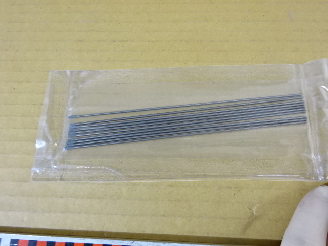 PF-91〒/TIG溶接 タングステン電極棒 2%セリウム WC20x1.60mm L150mm Φ1.60 溶接機消耗品 長期在庫品 20本 未使用_画像10