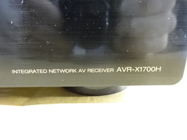 PF-7DENON Denon AVR-X1700H 2022 year made AV sound receiver AV amplifier remote control attaching original box audio sound AV equipment 