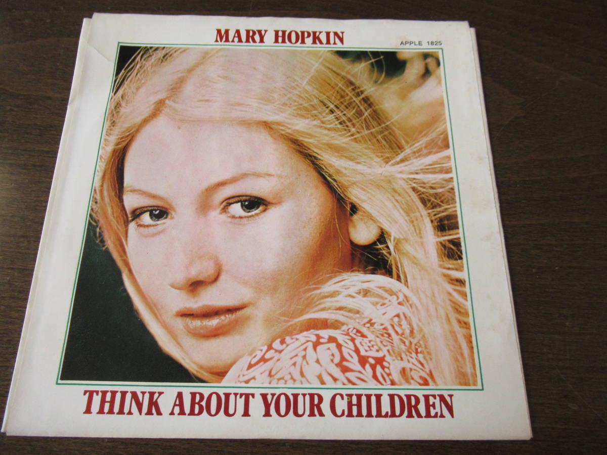 輸入盤、シングル盤,APPLE・１８２５■メリー・ホプキン【未来の子供たちのために】MARY　HOPKIN■ミッキー・モスト■５枚目のシングル_画像1