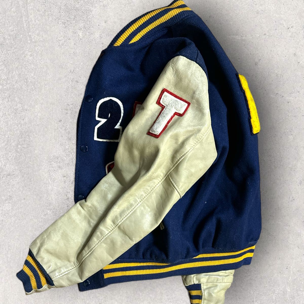 GOLDEN BEAR ゴールデンベア 60s ビンテージ 黒タグ 袖革 GOLDEN BEAR ゴールデンベア 60s ビンテージ 黒タグ 袖革