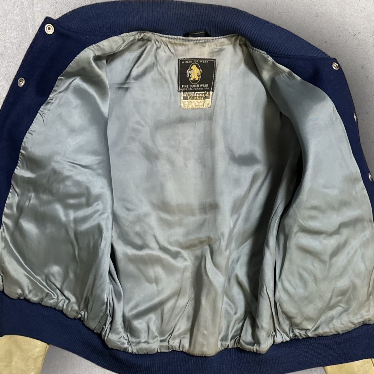 GOLDEN BEAR ゴールデンベア 60s ビンテージ 黒タグ 袖革 GOLDEN BEAR ゴールデンベア 60s ビンテージ 黒タグ 袖革