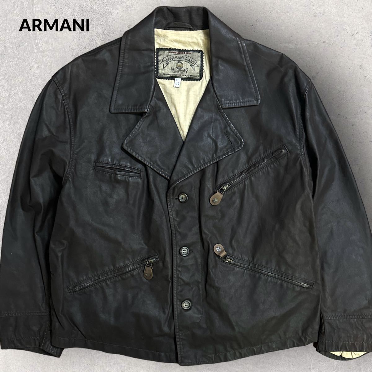 ARMANI JEANS Bomber Jacket/古着/90s Archive アルマーニ ARMANI JEANS Bomber Jacket/古着/90s Archive アルマーニ