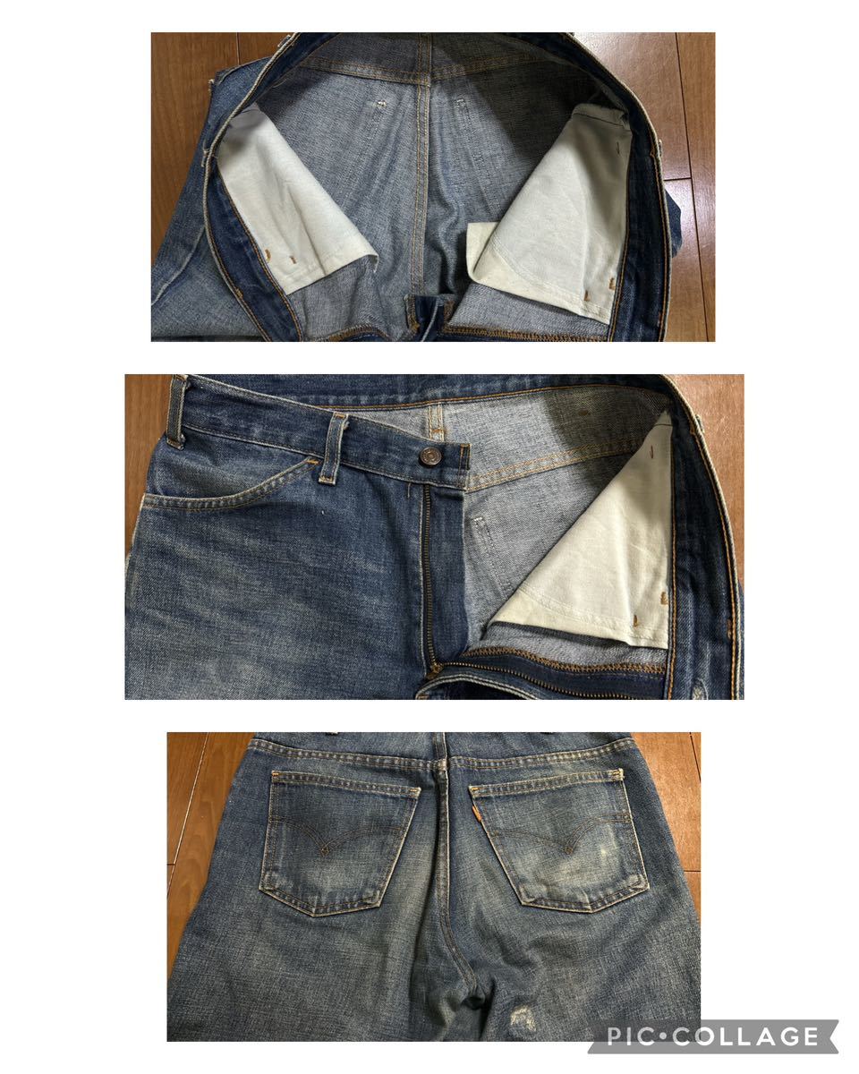 雰囲気◎ Levi's646 米国製 2000年モデル フレアデニム 32×33 2000年3月製造 MADE IN USA ボタン裏379 ジッバーフライ オレンジタブの画像7