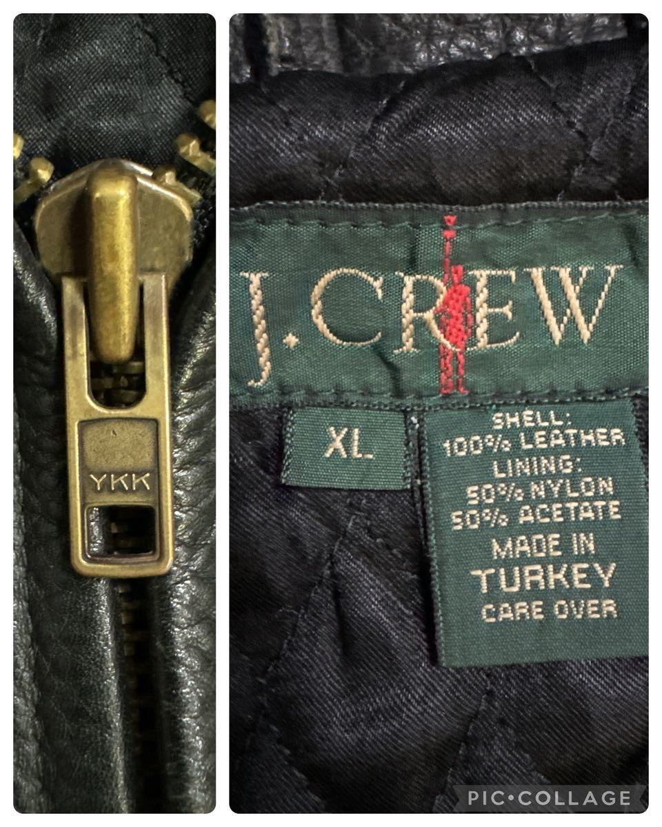 J CREW ジェイクルー 90s ビンテージ 巨人タグ レザージャケット J CREW ジェイクルー 90s ビンテージ 巨人タグ レザージャケット