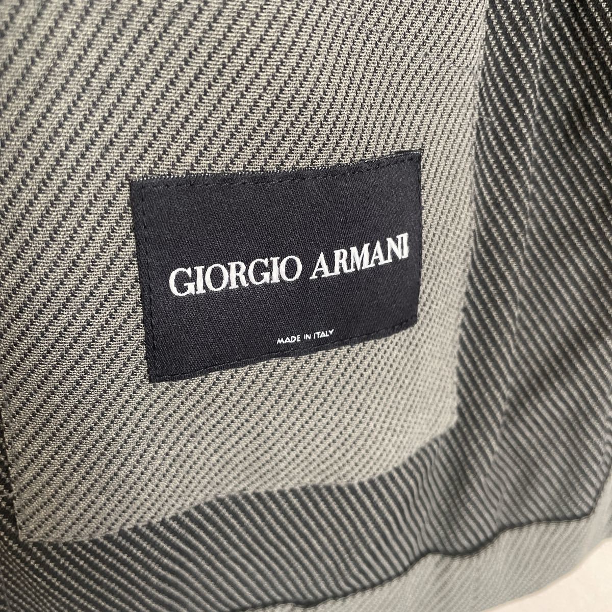 00s GIORGIO ARMANI ジョルジオ アルマーニ スーツ セットアップ テーラードジャケット スラックス ITALY製 サイズ48 y2k_画像5