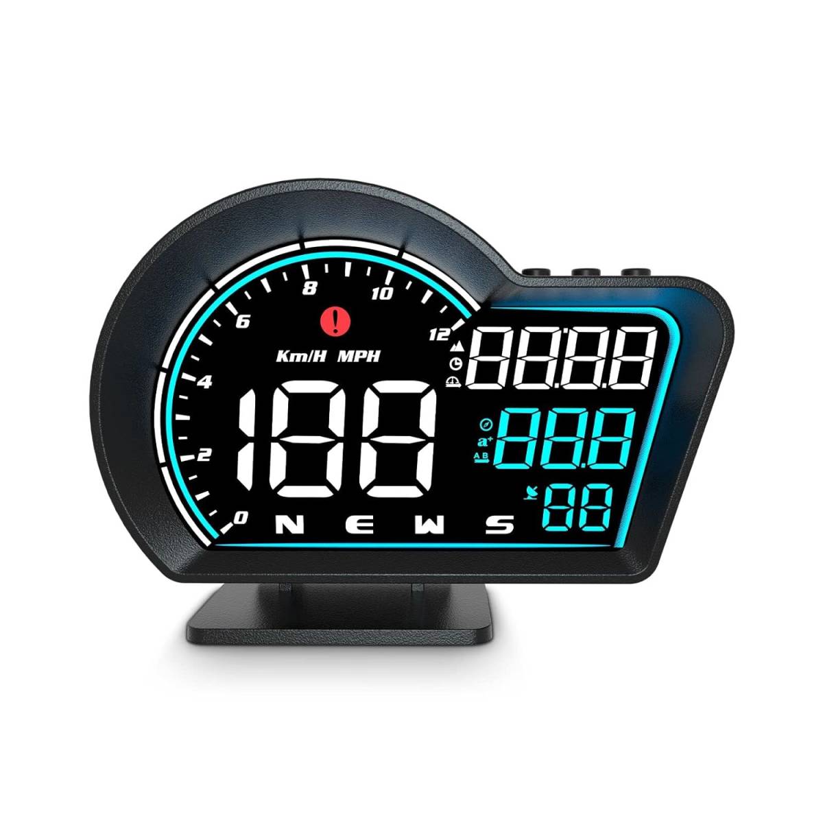 G16 ヘッドアップディスプレイ 車，デジタルメーター、GPS速度計，表示速度と時間，車の時計_画像5