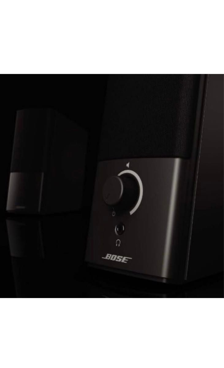 Bose PCスピーカー 19 cm(H) x 8 cm(W) x 右:15 cm 左:14.5 cm(D)