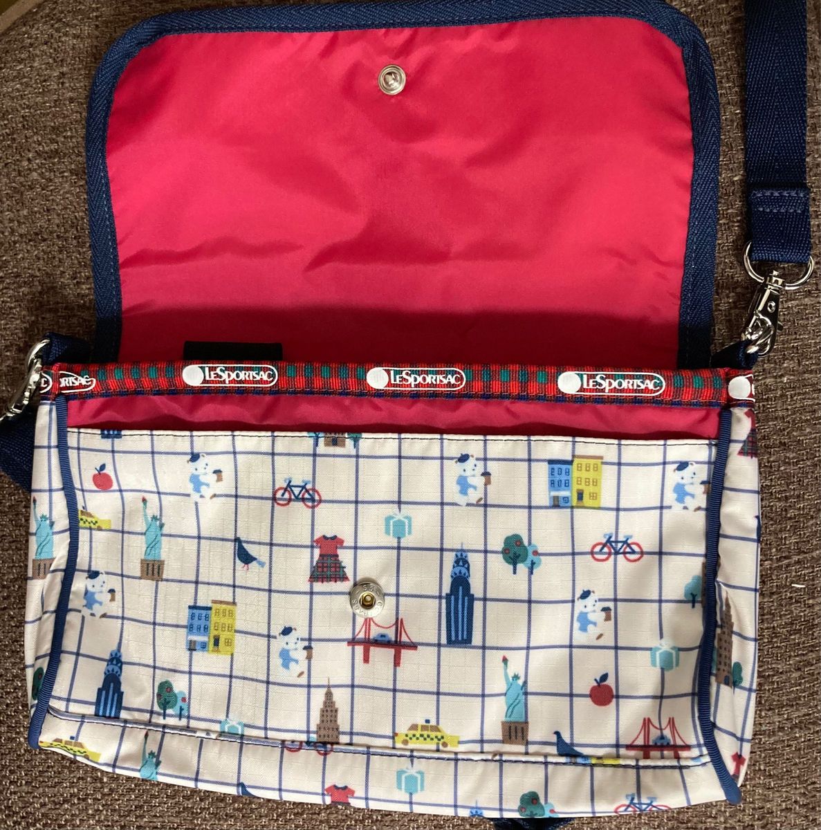 正規品】familiar × レスポートサック コラボ ウォレット 正規品】familiar × レスポートサック コラボ ウォレット